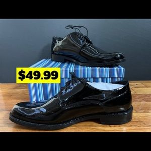 Johnson & Murphy Black Dress Shoes Size 9 Mens